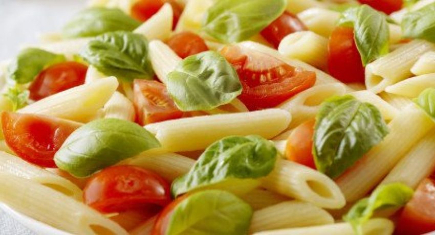 Pasta with Fresh Basil and Tomatoes