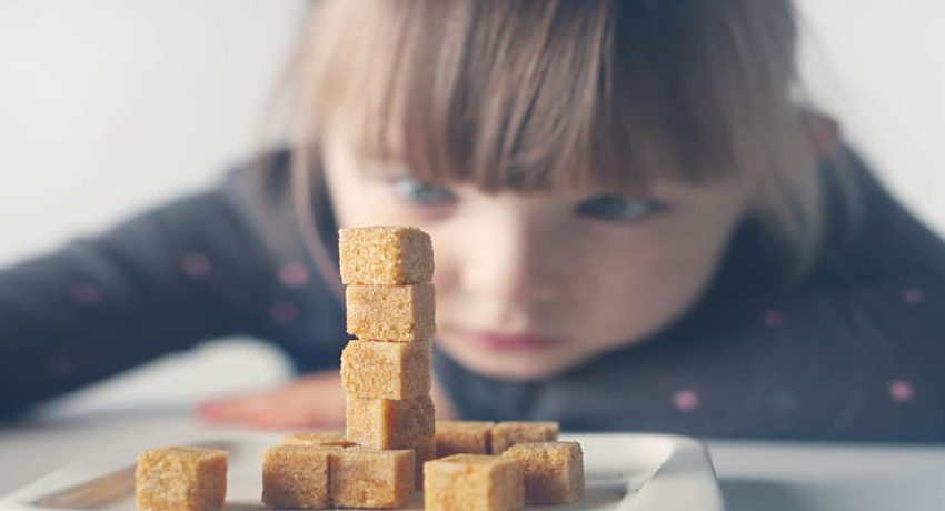 Consumo de açúcar para criança