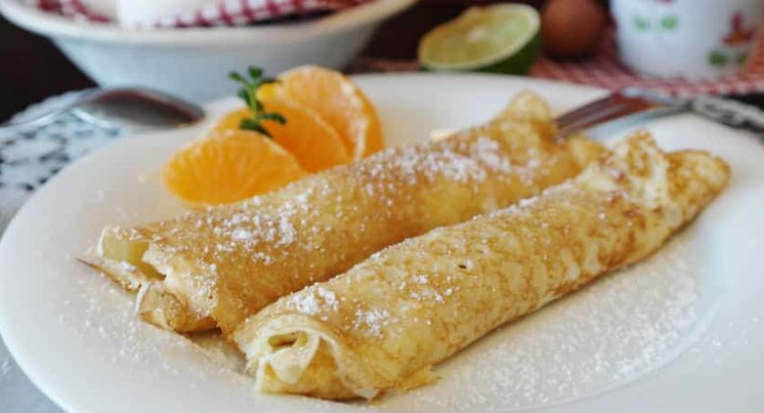 Receita de massa para crepe